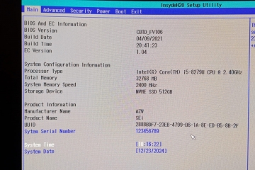 BIOS Update needed Wake on S0 not working