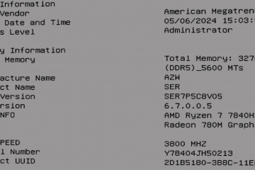 SER7 BIOS update.