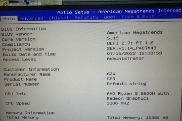 SER5 5600 Fan Problem