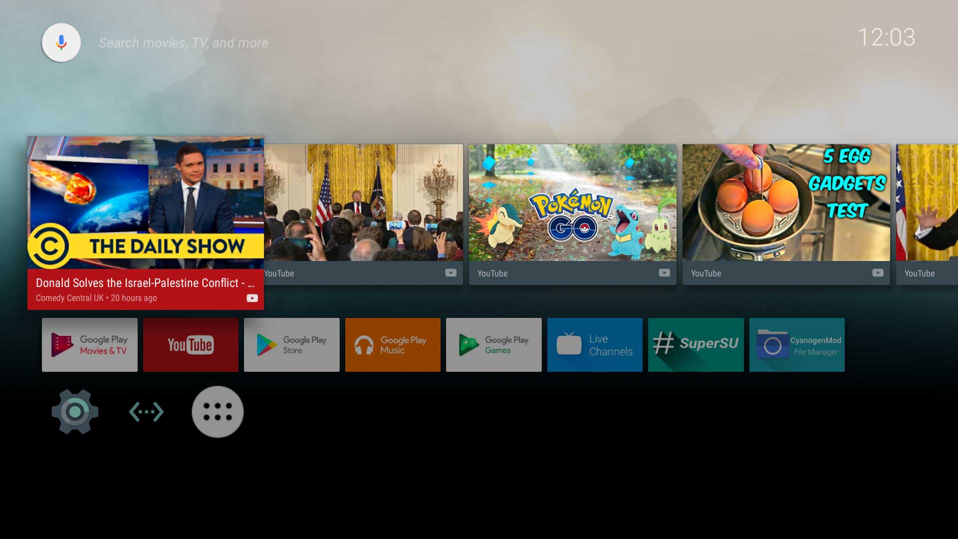 Android TV Launcher