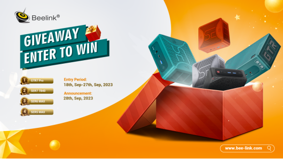 Beelink September Giveaway!! Win Beelink Mini PCs!!