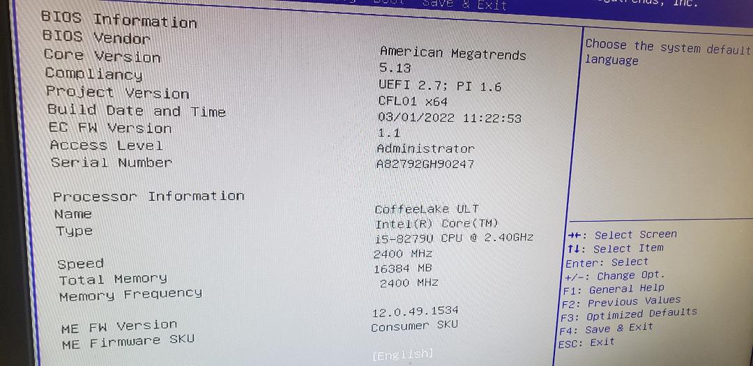 SEI8 8279U - extra 2TB SATA SSD not showing