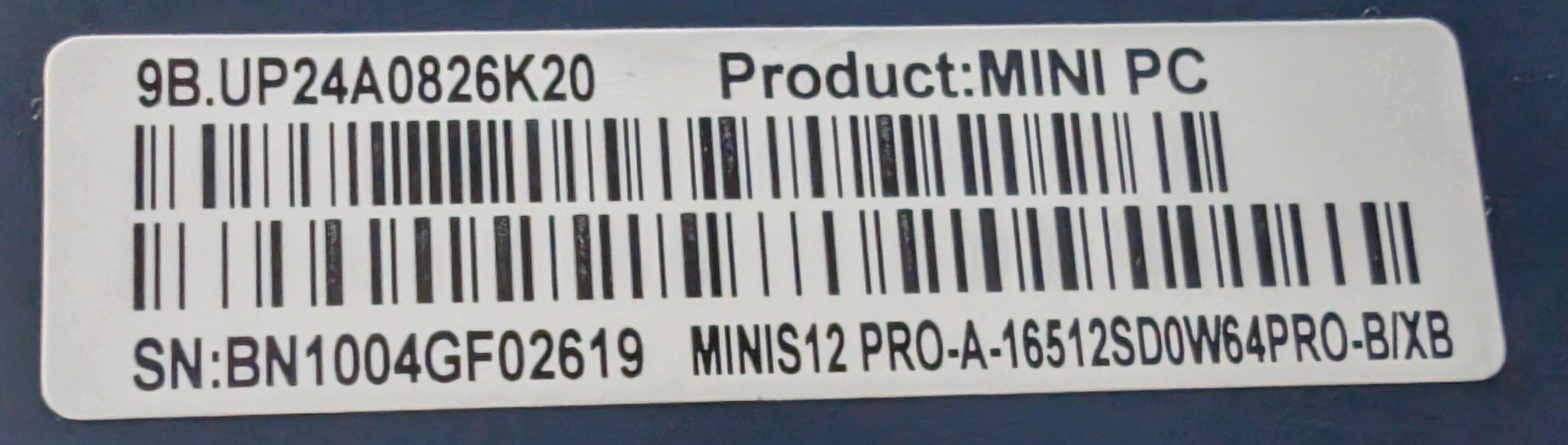 Windows Key For Mini S12 Pro