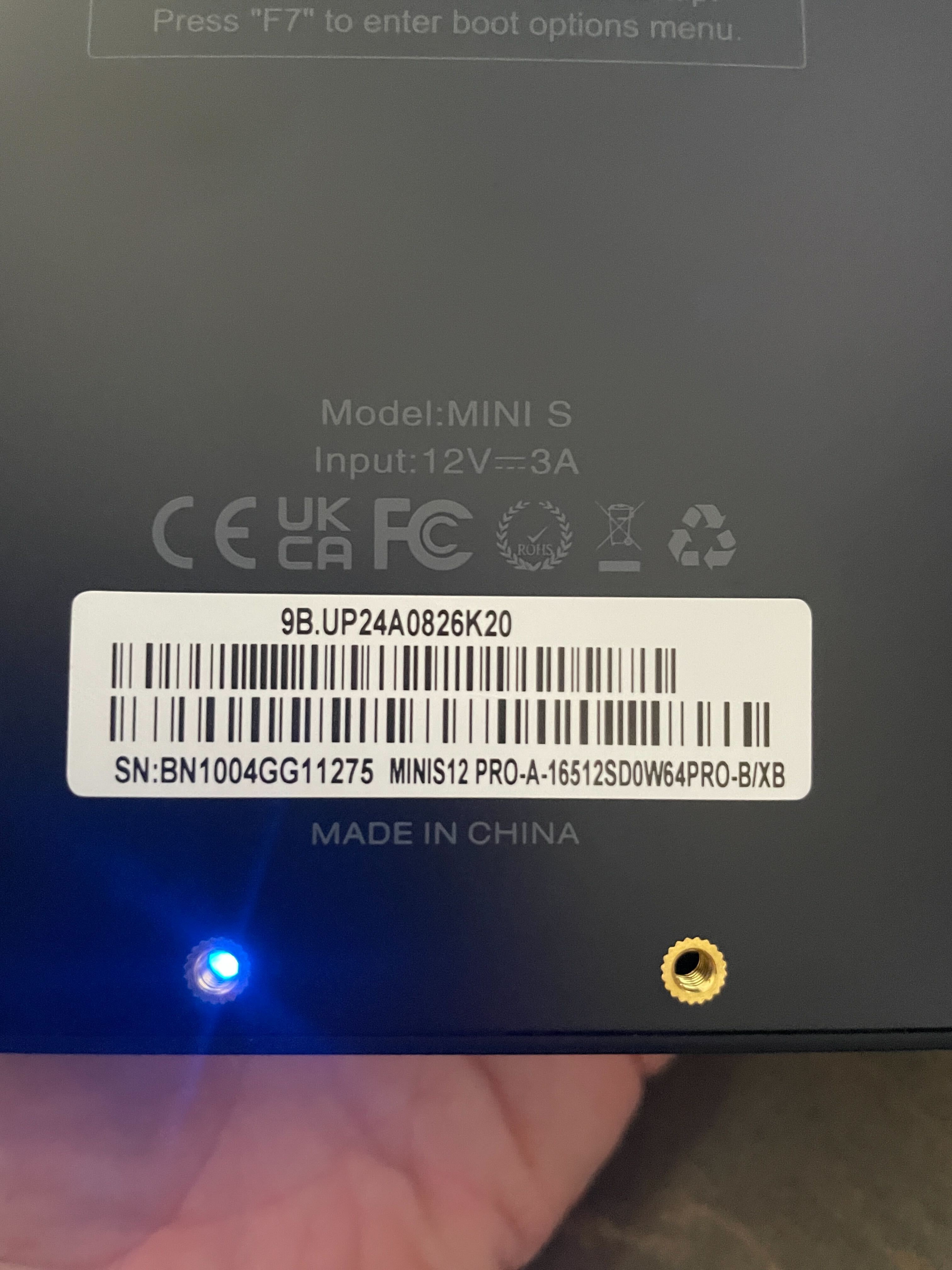 Mini S 12 Pro Need Windows install image and license