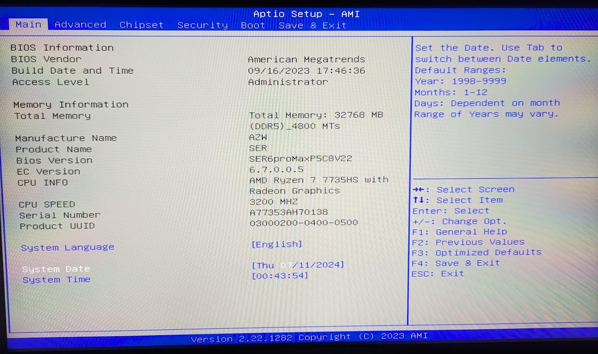 BIOS No