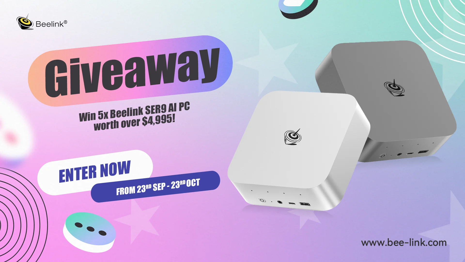 [Worldwide Giveaway] Enter to Win SER9 Mini PCs！ Worth over $4,995!