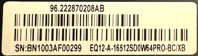 EQ12 Latest BIOS request